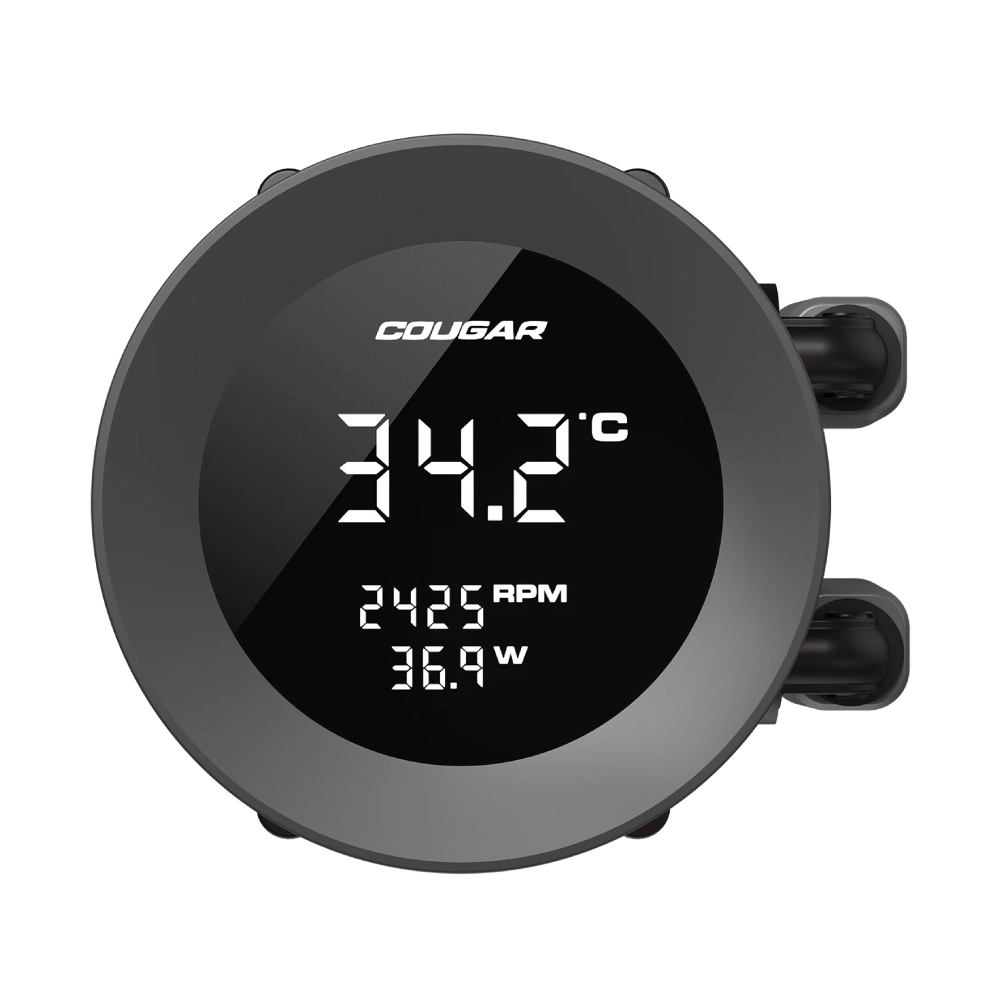 Cougar CPU Cooler Liquid Poseidon Vistek ARGB 240 (Black) view 3